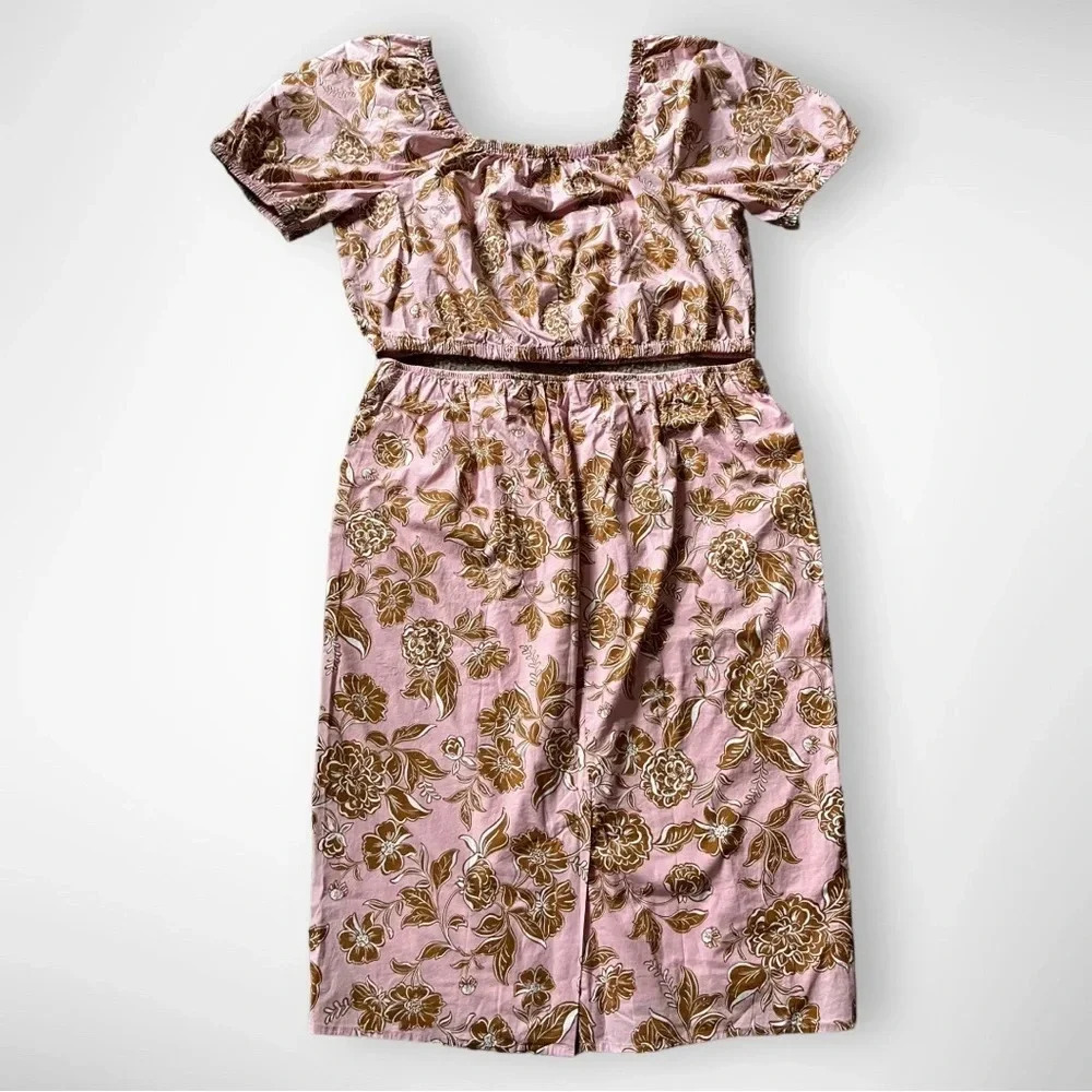 LANE‎ BRYANT Plus Size Women's Pink Floral Two Piece Set Size 18/20 | EUC - Picture 4 of 9